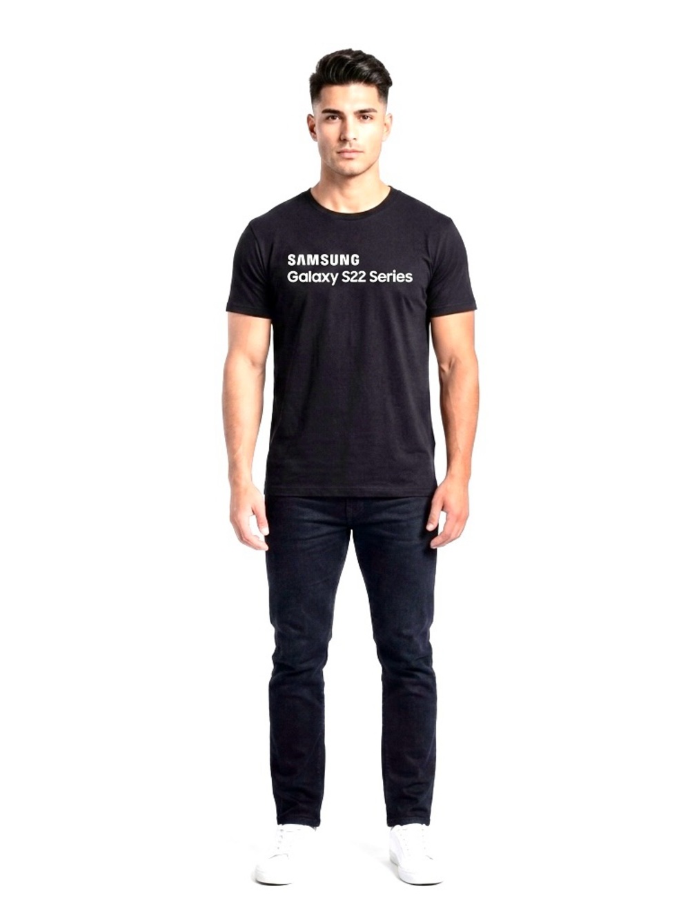 Samsung Galaxy S22 Series Cellphone Black Unisex TShirt 100% Cotton Next Level
